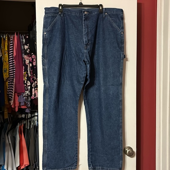 Wrangler carpenter blue  jeans pants size 42 x 32 - Picture 1 of 7